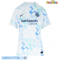 Camisa de time de futebol Inter Milan Marcus Thuram #9 Replicas 2º Equipamento Feminina 2025-26 Manga Curta